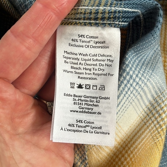 EDDIE BAUER Firelight Flannel Shirt NWT Size XS - Picture 2 of 13